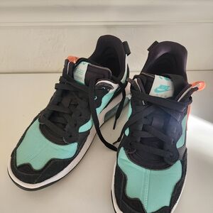 Nike Kids' Teal and Black Sneakers